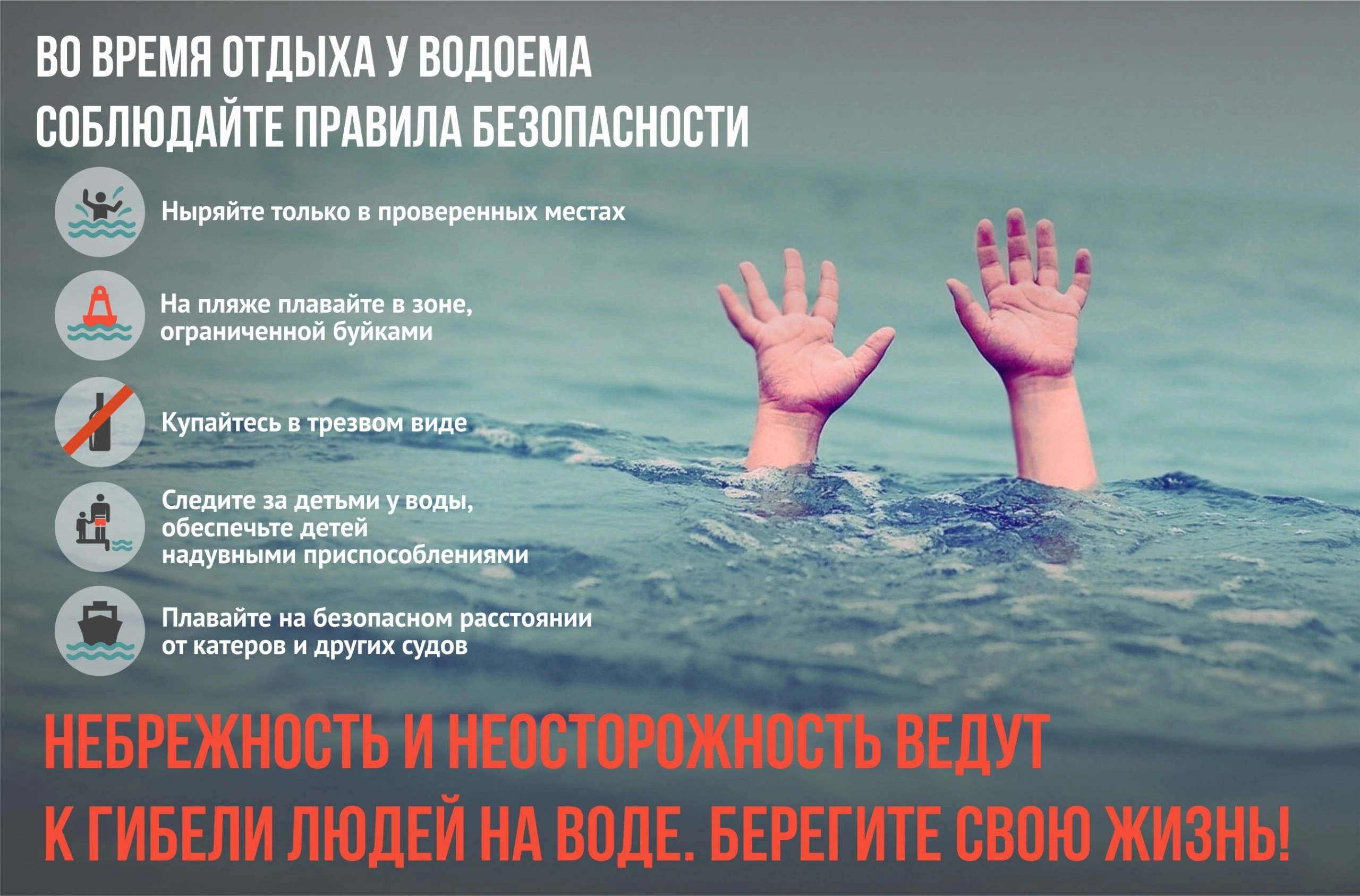 Правила безопасности на воде.